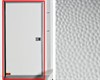 Dörr vänster kulhamrad stålvagn 1435x753 mm