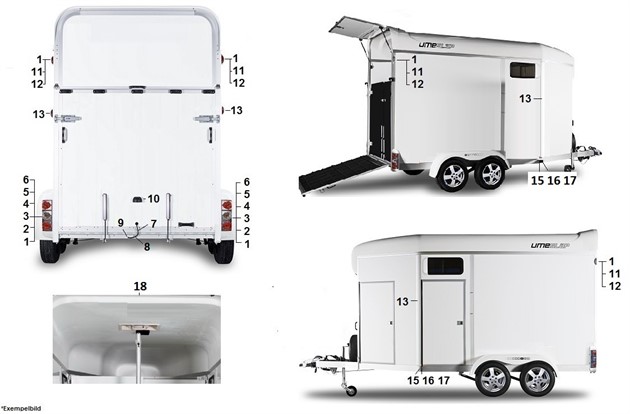 Elsystem, belysning, reflexer A30,A40  1998-2003