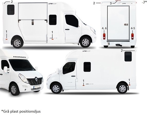 Elsystem, belysning, reflex Ume Light  2011-2016