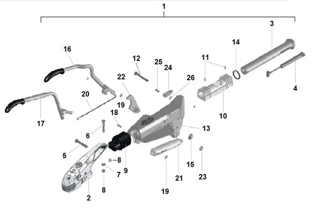 Påskjutsbroms, ISC 2,4T B35-B60  2015-
