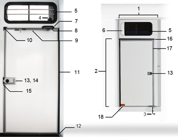 Dörrv vä liten B50,B60  2015-2016