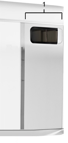 Vägg liten höger B60  2004-2016