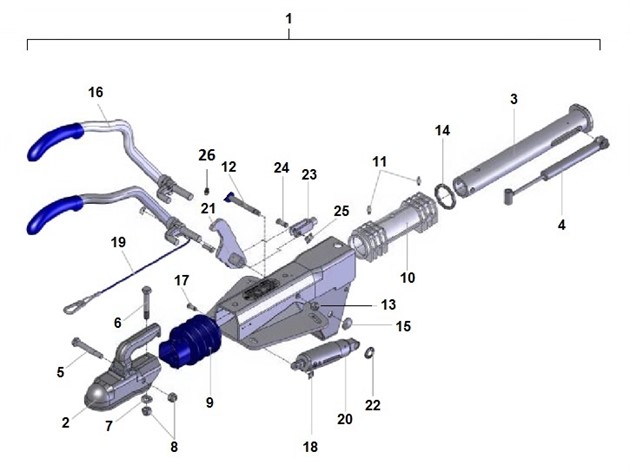 Påskjutsbroms WWK A35-B45  2005-2014