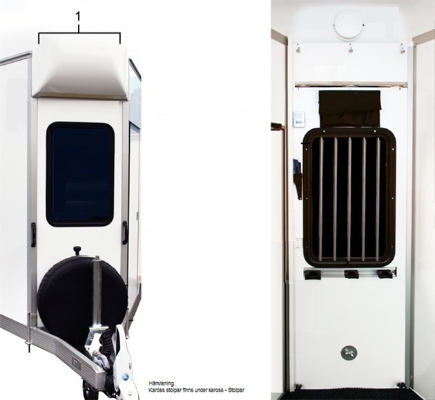 Frontvägg A10-A60  1998-2003