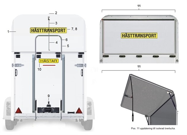 Överl bak A10-A60  1998-2003