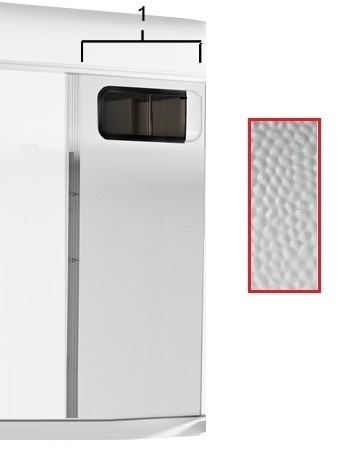 Vägg liten höger A60  1998-2003