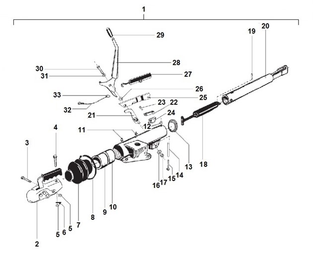 Påskjutsbroms PAV/SR 1,3 MX,MX1