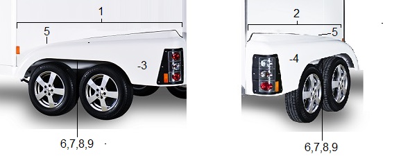 Skärm B35-B45  2011-2016