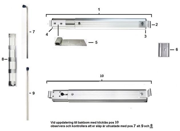Bakbom A10-40,A60  1998-2002