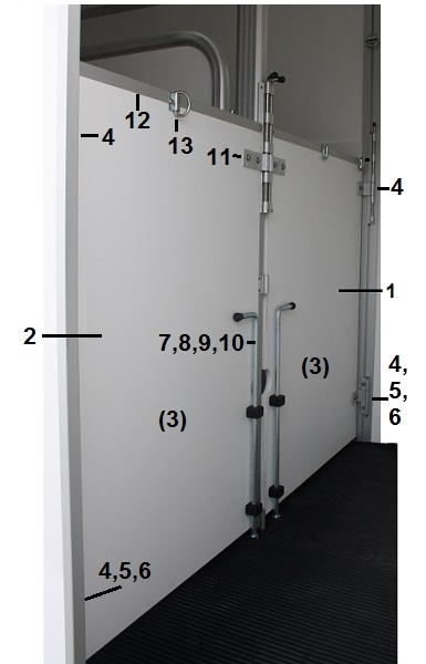 Föl innerdörr B35-B60  2004-2014