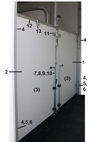 Föl innerdörr A10-A60  1998-2010