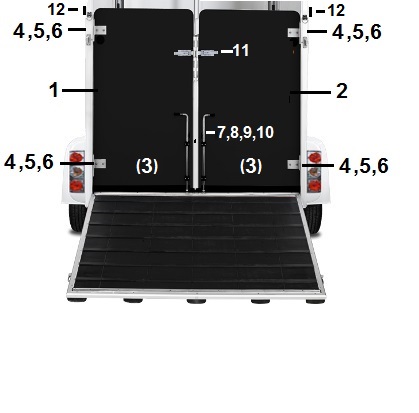 Innerdörr B35-B60  2013-2014