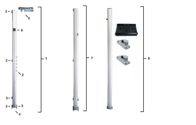 Mittstolpe A15-B60  2004-2014