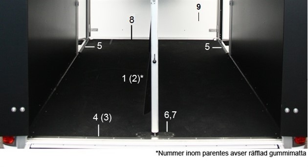 Gummimatta golv B50  2004-