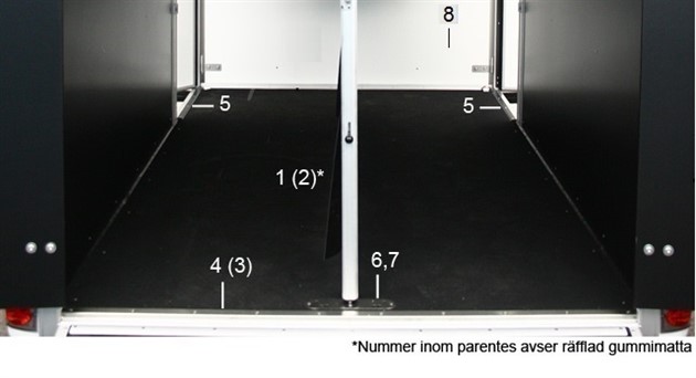 Gummimatta golv A20,A40  1998-2003