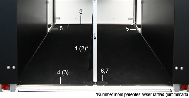 Gummimatta golv A15,A35  2004-2010