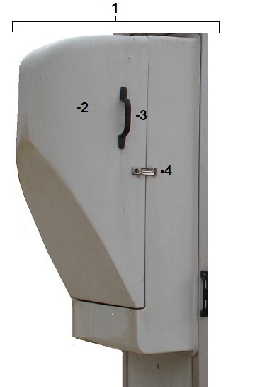 Frontmonterat sadelsk.