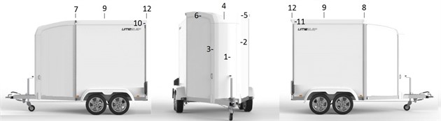 Spoiler, kaross B35-B45  2017-