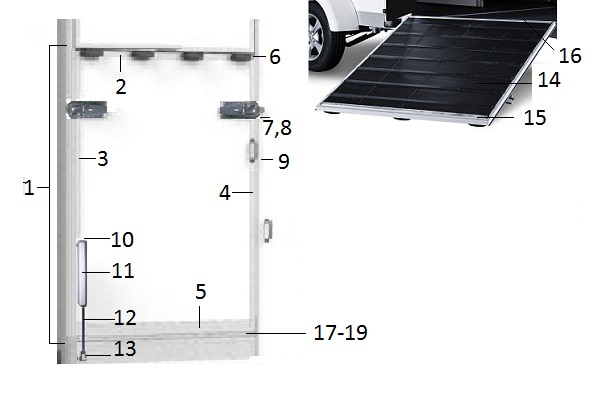Frontlucka nedre B45-B50  2017-