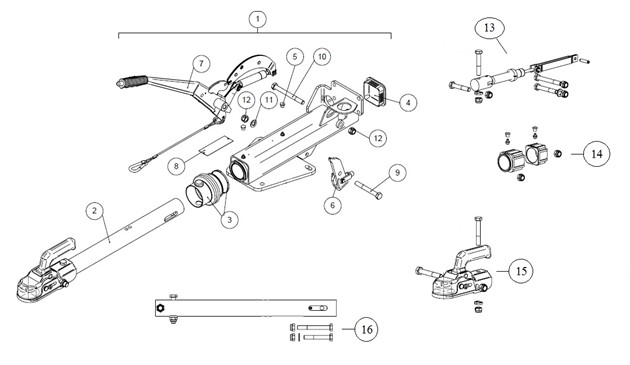 Påskjutsbroms 1300-2400 kg  B35-B60  2019B-